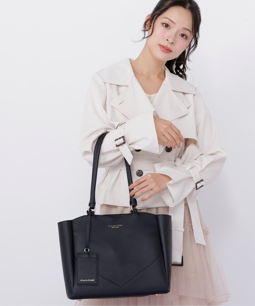 JILL by JILL STUART（ジルバイジルスチュアート）の「【再入荷】ハートカッティングA4トートバッグ（トートバッグ・レディース・ホワイト/ベージュ/ブラック・FREE）」の18枚目の写真