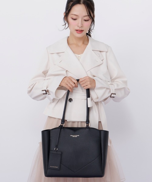 JILL by JILL STUART（ジルバイジルスチュアート）の「【再入荷】ハートカッティングA4トートバッグ（トートバッグ・レディース・ホワイト/ベージュ/ブラック・FREE）」の19枚目の写真