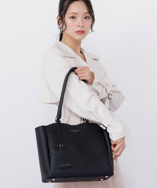 JILL by JILL STUART（ジルバイジルスチュアート）の「【再入荷】ハートカッティングA4トートバッグ（トートバッグ・レディース・ホワイト/ベージュ/ブラック・FREE）」の21枚目の写真