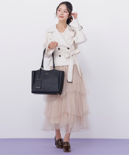JILL by JILL STUART（ジルバイジルスチュアート）の「【再入荷】ハートカッティングA4トートバッグ（トートバッグ・レディース・ホワイト/ベージュ/ブラック・FREE）」の22枚目の写真