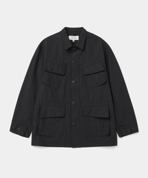 jungle pocket fatigue jacket black
