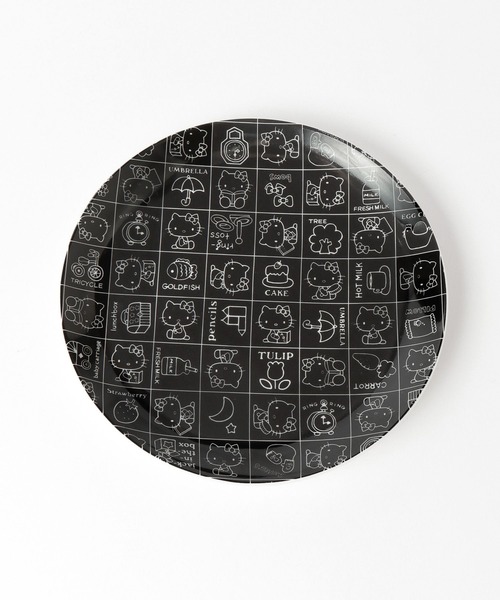 Me%(ミィパーセント)の「【HELLO KITTY】プレート 635189(食器・レディース・レッド/ゴールド/ブラック・FREE)」の8枚目の写真