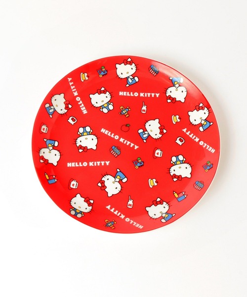 Me%(ミィパーセント)の「【HELLO KITTY】プレート 635189(食器・レディース・レッド/ゴールド/ブラック・FREE)」の9枚目の写真