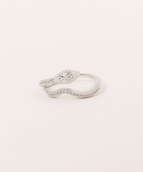 Burner(バーナー)の「【Sonu jewelry(ソヌジュエリー)】スネークデザイン リング son-ring-16-3【RBTS】(リング・レディース・シルバー・FREE)」の1枚目の写真