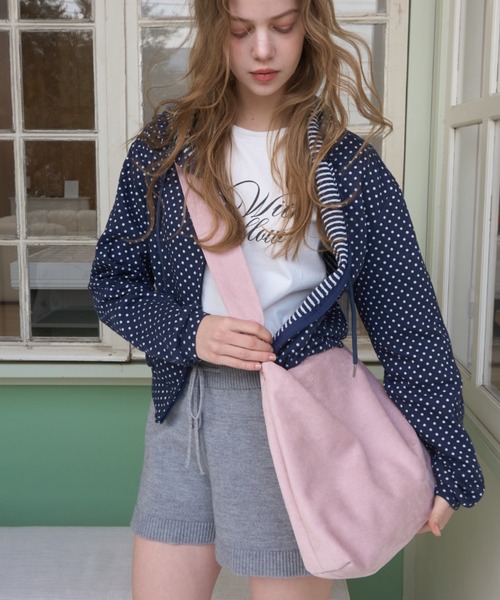 Birthday room（バースデイルーム）の「【大容量】2wayスエードライクショルダーBAG/2-way suede-like shoulder bag（ショルダーバッグ・レディース・ピンク/ブラウン・FREE）」の6枚目の写真