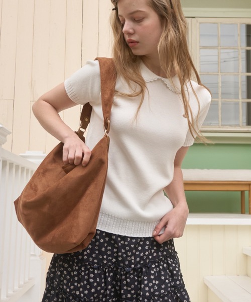 Birthday room（バースデイルーム）の「【大容量】2wayスエードライクショルダーBAG/2-way suede-like shoulder bag（ショルダーバッグ・レディース・ピンク/ブラウン・FREE）」の19枚目の写真