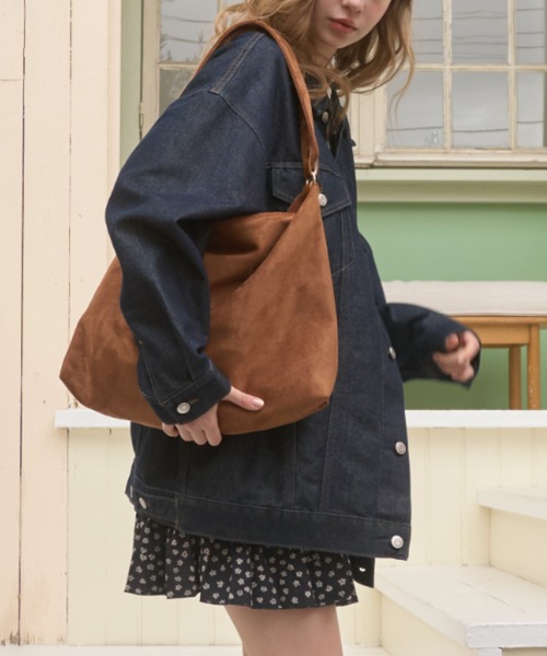 Birthday room（バースデイルーム）の「【大容量】2wayスエードライクショルダーBAG/2-way suede-like shoulder bag（ショルダーバッグ・レディース・ピンク/ブラウン・FREE）」の22枚目の写真
