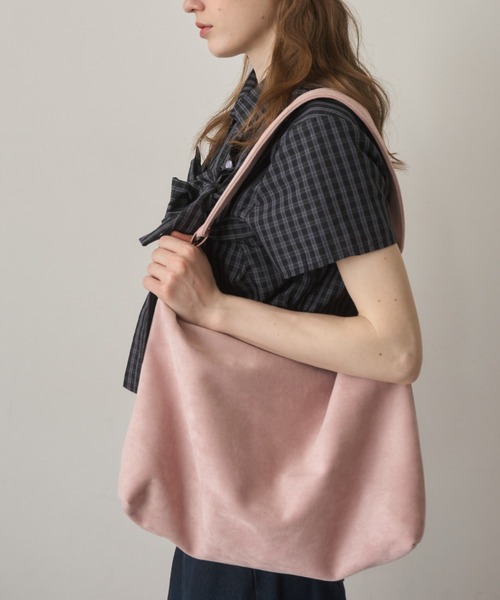 Birthday room（バースデイルーム）の「【大容量】2wayスエードライクショルダーBAG/2-way suede-like shoulder bag（ショルダーバッグ・レディース・ピンク/ブラウン・FREE）」の17枚目の写真