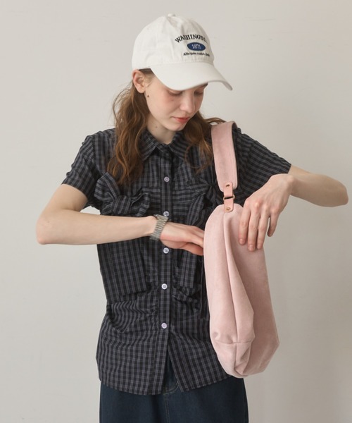 Birthday room（バースデイルーム）の「【大容量】2wayスエードライクショルダーBAG/2-way suede-like shoulder bag（ショルダーバッグ・レディース・ピンク/ブラウン・FREE）」の18枚目の写真