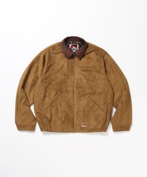 BEN DAVIS（ベンデイビス）の「【BEN DAVIS（ベンデイビス）】FAUX SUEDE WORK JACKET / ワーク ジャケット ジップ スウェード ポケット（ブルゾン）」