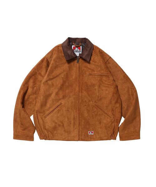 BEN DAVIS/WHITE LABEL(ベンデイビス ホワイトラベル)の「【BEN DAVIS(ベンデイビス)】FAUX SUEDE WORK JACKET / ワーク ジャケット ジップ スウェード ポケット(ブルゾン・メンズ・ベージュ系その他3/ベージュ・MEDIUM/LARGE/X-LARGE)」の14枚目の写真