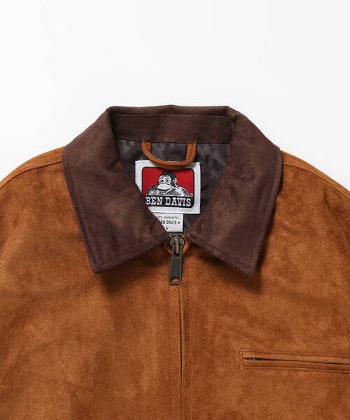 BEN DAVIS/WHITE LABEL(ベンデイビス ホワイトラベル)の「【BEN DAVIS(ベンデイビス)】FAUX SUEDE WORK JACKET / ワーク ジャケット ジップ スウェード ポケット(ブルゾン・メンズ・ベージュ系その他3/ベージュ・MEDIUM/LARGE/X-LARGE)」の16枚目の写真