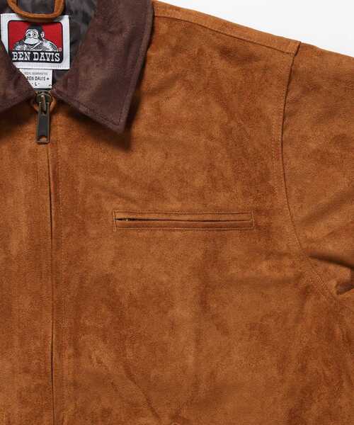 BEN DAVIS/WHITE LABEL(ベンデイビス ホワイトラベル)の「【BEN DAVIS(ベンデイビス)】FAUX SUEDE WORK JACKET / ワーク ジャケット ジップ スウェード ポケット(ブルゾン・メンズ・ベージュ系その他3/ベージュ・MEDIUM/LARGE/X-LARGE)」の17枚目の写真