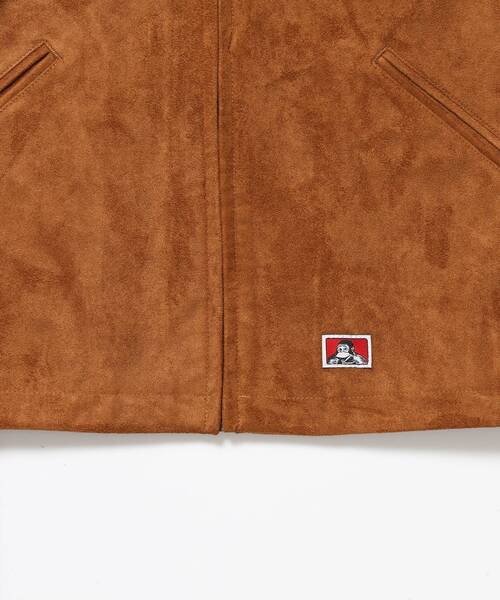 BEN DAVIS/WHITE LABEL(ベンデイビス ホワイトラベル)の「【BEN DAVIS(ベンデイビス)】FAUX SUEDE WORK JACKET / ワーク ジャケット ジップ スウェード ポケット(ブルゾン・メンズ・ベージュ系その他3/ベージュ・MEDIUM/LARGE/X-LARGE)」の3枚目の写真