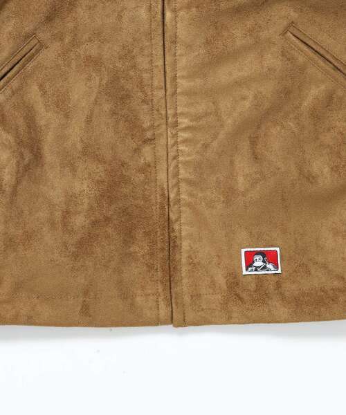 BEN DAVIS/WHITE LABEL(ベンデイビス ホワイトラベル)の「【BEN DAVIS(ベンデイビス)】FAUX SUEDE WORK JACKET / ワーク ジャケット ジップ スウェード ポケット(ブルゾン・メンズ・ベージュ系その他3/ベージュ・MEDIUM/LARGE/X-LARGE)」の11枚目の写真