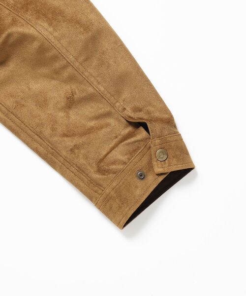 BEN DAVIS/WHITE LABEL(ベンデイビス ホワイトラベル)の「【BEN DAVIS(ベンデイビス)】FAUX SUEDE WORK JACKET / ワーク ジャケット ジップ スウェード ポケット(ブルゾン・メンズ・ベージュ系その他3/ベージュ・MEDIUM/LARGE/X-LARGE)」の12枚目の写真