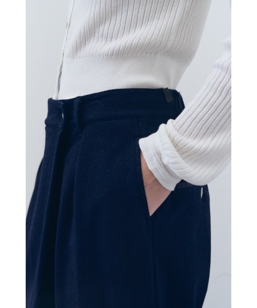 Muel Chic(ミュエルシック)の「Nove sweat denim pants ノーヴェスウェットデニムパンツ(デニムパンツ・レディース・ブルー/ブラック/インディゴブルー・SMALL/MEDIUM)」の15枚目の写真