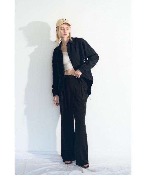 Muel Chic(ミュエルシック)の「Nove sweat denim pants ノーヴェスウェットデニムパンツ(デニムパンツ・レディース・ブルー/ブラック/インディゴブルー・SMALL/MEDIUM)」の10枚目の写真