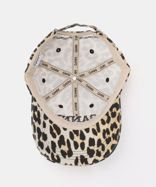 U by SPICK&SPAN(ユーバイスピックアンドスパン)の「GANNI / ガニー Washed Cotton Canvas Cap Leo Emb(キャップ・レディース・ブラウン・FREE)」の7枚目の写真