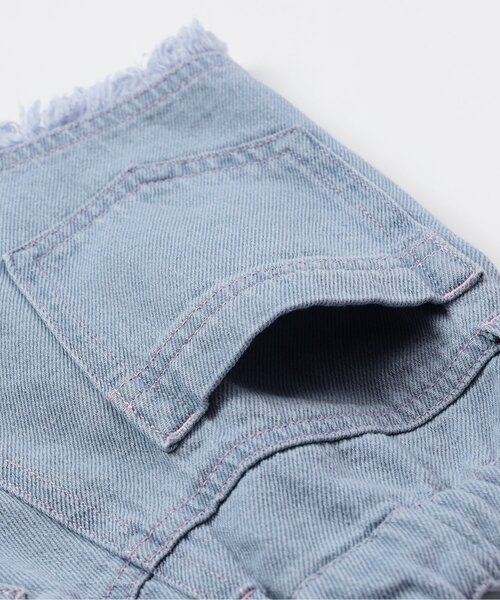 apres les cours(アプレレクール)の「【WEB限定】フリンジショートパンツ(その他パンツ・キッズ・ネイビー/オフホワイト/レモンイエロー/ブルー/ピンク・100/110/130/140/90/80/120)」の22枚目の写真