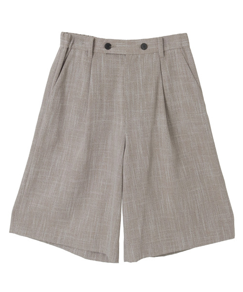 CURRENTAGE(カレンテージ)の「Original Textile Short Pants(その他パンツ・レディース・ブルー/ベージュ・2/1)」の2枚目の写真