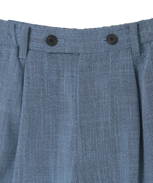 CURRENTAGE(カレンテージ)の「Original Textile Short Pants(その他パンツ・レディース・ブルー/ベージュ・2/1)」の5枚目の写真