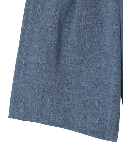 CURRENTAGE(カレンテージ)の「Original Textile Short Pants(その他パンツ・レディース・ブルー/ベージュ・2/1)」の6枚目の写真