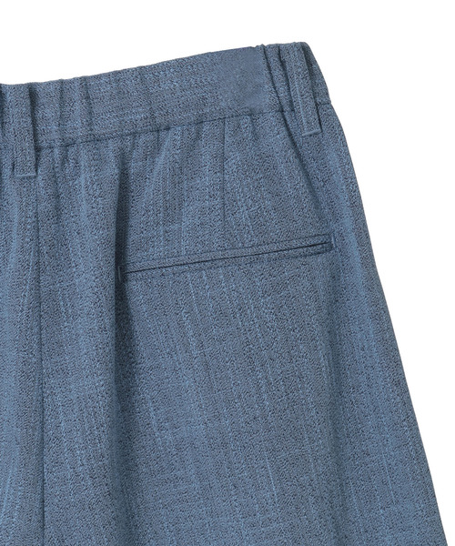 CURRENTAGE(カレンテージ)の「Original Textile Short Pants(その他パンツ・レディース・ブルー/ベージュ・2/1)」の9枚目の写真