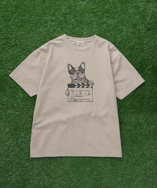 The Endless Summer（エンドレスサマー）の「TES [Action!] TEE/ Tシャツ（Tシャツ/カットソー・メンズ・ベージュ/ホワイト/ピンク・SMALL/MEDIUM/LARGE/X-LARGE）」の12枚目の写真