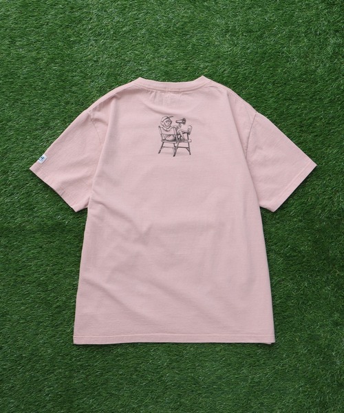 The Endless Summer（エンドレスサマー）の「TES [Action!] TEE/ Tシャツ（Tシャツ/カットソー・メンズ・ベージュ/ホワイト/ピンク・SMALL/MEDIUM/LARGE/X-LARGE）」の5枚目の写真