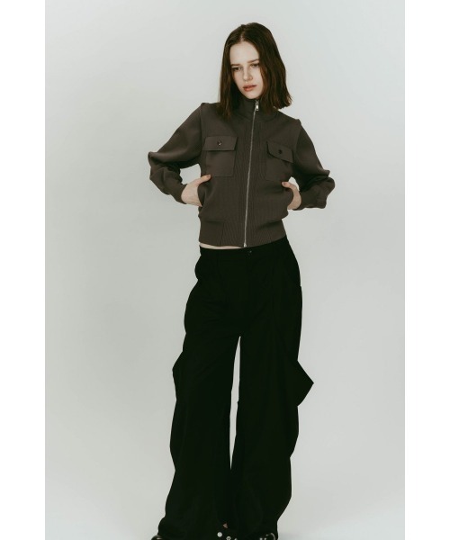 pocket zip up knit（ニット/セーター）｜Knuth Marf（クヌースマーフ