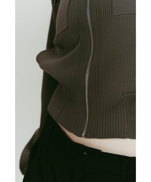 pocket zip up knit（ニット/セーター）｜Knuth Marf（クヌースマーフ