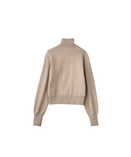 Knuth Marf（クヌースマーフ）の「pocket zip up knit（ニット/セーター・レディース・サンドベージュ/グレー・FREE）」の5枚目の写真