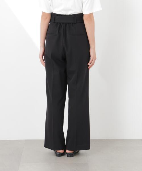 PROPORTION BODY DRESSING（プロポーションボディドレッシング）の「＜明日香さんコラボ＞ベルト付き美脚ワイドパンツ / 1216130303（その他パンツ・レディース・ホワイト/ブラック・MEDIUM/SMALL/P/S）」の16枚目の写真