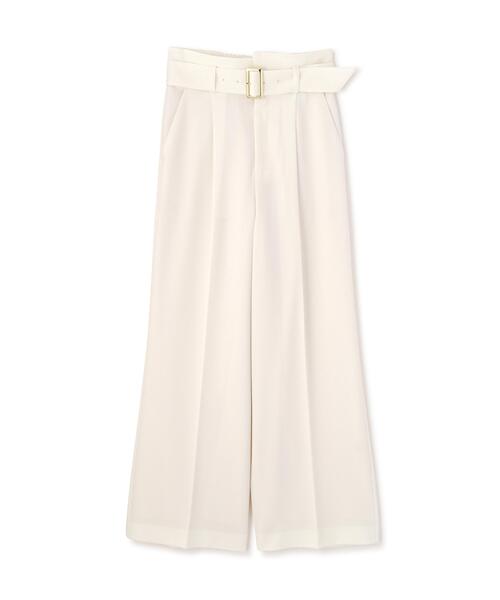 PROPORTION BODY DRESSING（プロポーションボディドレッシング）の「＜明日香さんコラボ＞ベルト付き美脚ワイドパンツ / 1216130303（その他パンツ・レディース・ホワイト/ブラック・MEDIUM/SMALL/P/S）」の20枚目の写真