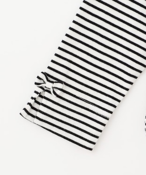 trois lapins kp(トロワラパンケーピー)の「【Trois Lapins】 okiniiri 長T 【POMプロテクト加工】(Tシャツ/カットソー・キッズ・サックスブルー/ブラック・120cm/140cm/150cm/160cm/130cm)」の5枚目の写真