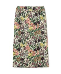 TOMORROWLAND collection | 【WEB先行予約】ビンテージフラワージャカード パイピングストレートスカート(スカート)