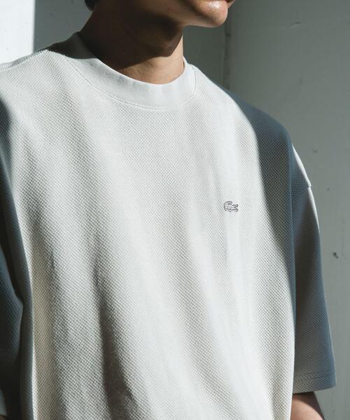 LACOSTE(ラコステ)の「『別注』LACOSTE×DOORS THICK PIQUE ROUND SHORT-SLEEVE(Tシャツ/カットソー・メンズ・グリーン/ライトブルー/アイボリー/ネイビー・3/4)」の7枚目の写真
