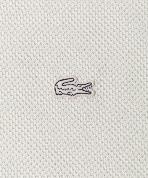 LACOSTE(ラコステ)の「『別注』LACOSTE×DOORS THICK PIQUE ROUND SHORT-SLEEVE(Tシャツ/カットソー・メンズ・グリーン/ライトブルー/アイボリー/ネイビー・3/4)」の9枚目の写真