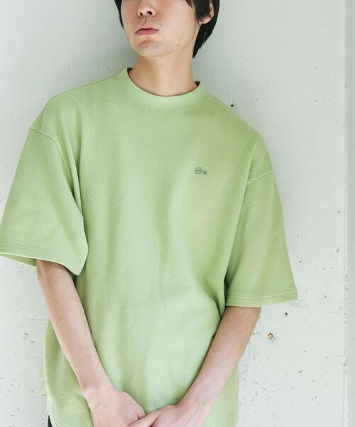LACOSTE(ラコステ)の「『別注』LACOSTE×DOORS THICK PIQUE ROUND SHORT-SLEEVE(Tシャツ/カットソー・メンズ・グリーン/ライトブルー/アイボリー/ネイビー・3/4)」の22枚目の写真