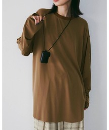 anuke（アンヌーク）の「Over Long T-Shirts 62610620（Tシャツ/カットソー）」