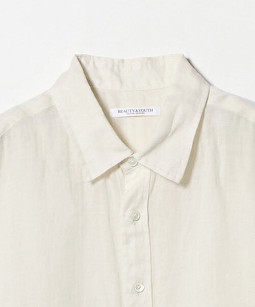 BEAUTY&YOUTH UNITED ARROWS（ビューティーアンドユースユナイテッドアローズ）の「麻 レギュラーカラー シャツ ウォッシャブル（シャツ/ブラウス・レディース・ホワイト/ブラック/コバルトブルー・FREE）」の22枚目の写真