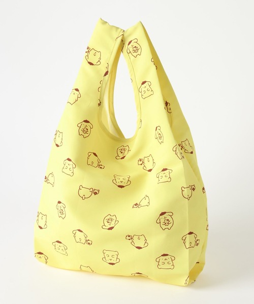 Me%（ミィパーセント）の「【ポムポムプリン】ポーチ付きエコBAG　631402（エコバッグ/サブバッグ・レディース・ブラック/ブラウン/イエロー系その他・FREE）」の15枚目の写真