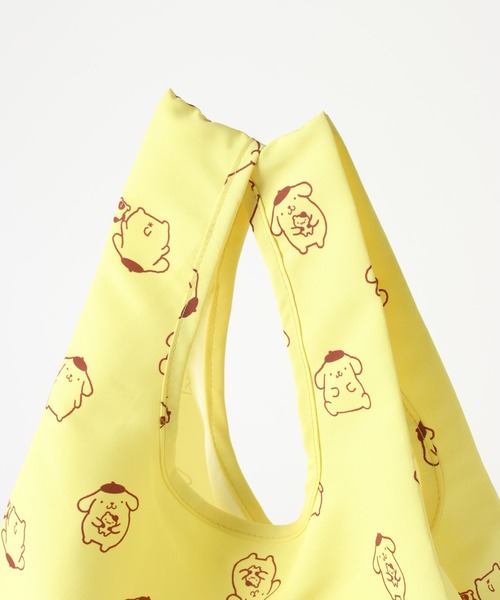 Me%（ミィパーセント）の「【ポムポムプリン】ポーチ付きエコBAG　631402（エコバッグ/サブバッグ・レディース・ブラック/ブラウン/イエロー系その他・FREE）」の16枚目の写真