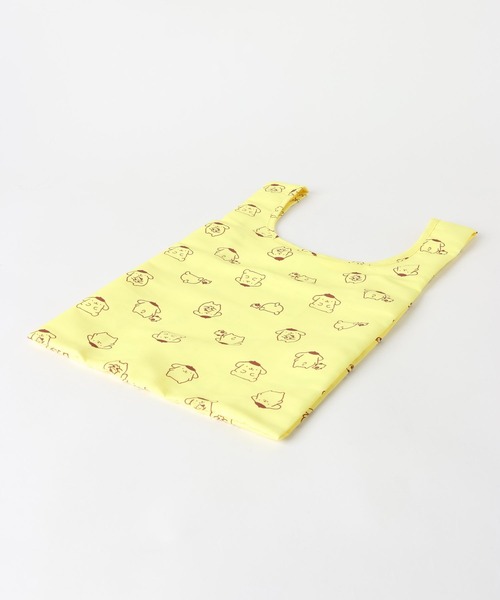 Me%（ミィパーセント）の「【ポムポムプリン】ポーチ付きエコBAG　631402（エコバッグ/サブバッグ・レディース・ブラック/ブラウン/イエロー系その他・FREE）」の20枚目の写真