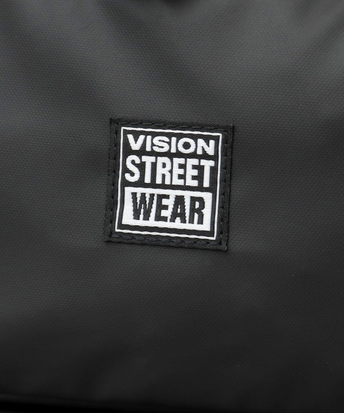 VISION STREET WEAR(ヴィジョンストリートウェア)の「大容量 ポリウレタンコーティング 600Dポリエステル 2ポケット バックパック A4・B4・PC収納対応(バックパック/リュック・メンズ・ブラック・FREE)」の10枚目の写真
