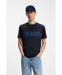 HUGO（ヒューゴ）の「コットン Tシャツ プリントライン（Tシャツ/カットソー）」