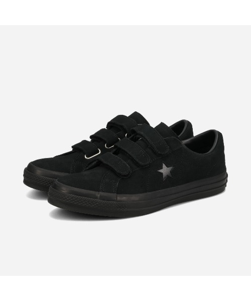 CONVERSE(コンバース)の「CONVERSE ONE STAR SUEDE V-3 / コンバース ワンスター スエード V-3 / 33702991(スニーカー・メンズ・ブラック・27.5cm/26cm/28cm/26.5cm/27cm/29cm/25cm)」の1枚目の写真