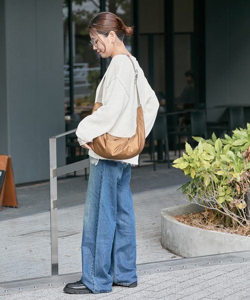 JOURNAL STANDARD(ジャーナルスタンダード)の「《追加3》テープヤーンDROPプルオーバー(ニット/セーター・レディース・ブラック系その他/ピンク/ホワイト・FREE)」の7枚目の写真