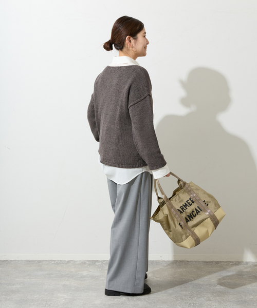 JOURNAL STANDARD(ジャーナルスタンダード)の「《追加3》テープヤーンDROPプルオーバー(ニット/セーター・レディース・ブラック系その他/ピンク/ホワイト・FREE)」の17枚目の写真